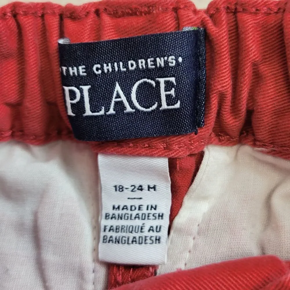 Children's Place coral shorts 18-24mo